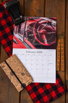 2026 Vintage Wheels Wall Calendar