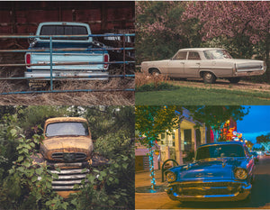 2026 Vintage Wheels Wall Calendar