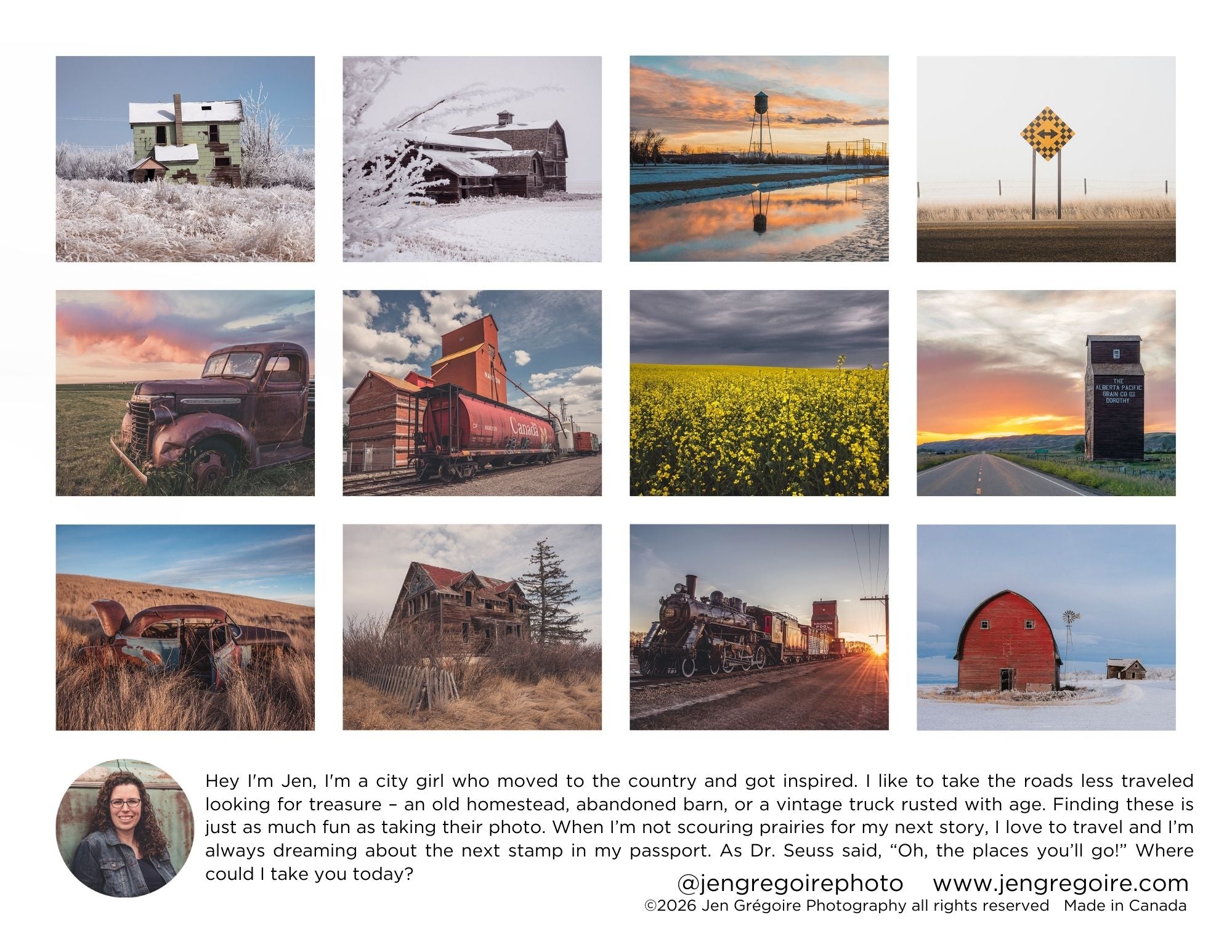 2026 Prairie Wall Calendar