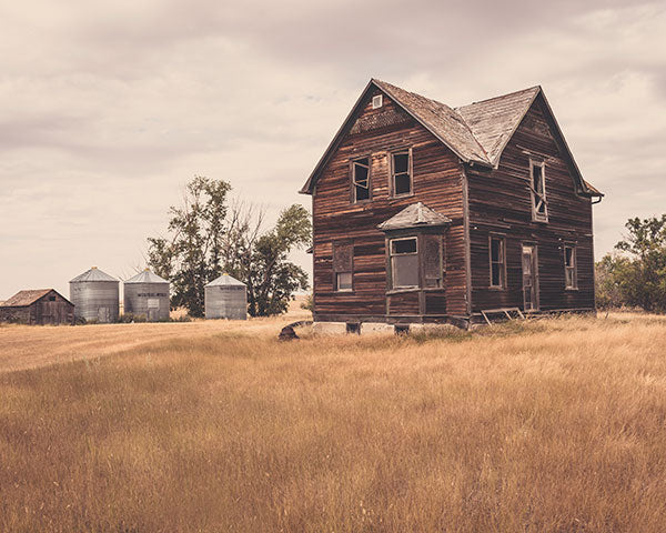Old Farm House In Saskatchewan