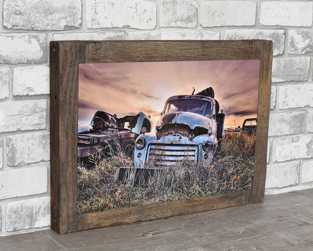 Barnwood Picture Frame  16x24 Reclaimed Wood Photo Frame