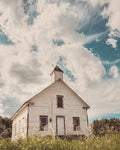 Small White Church In Alberta