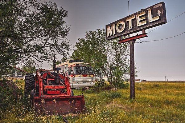 Vintage Motel Sign - 8x10