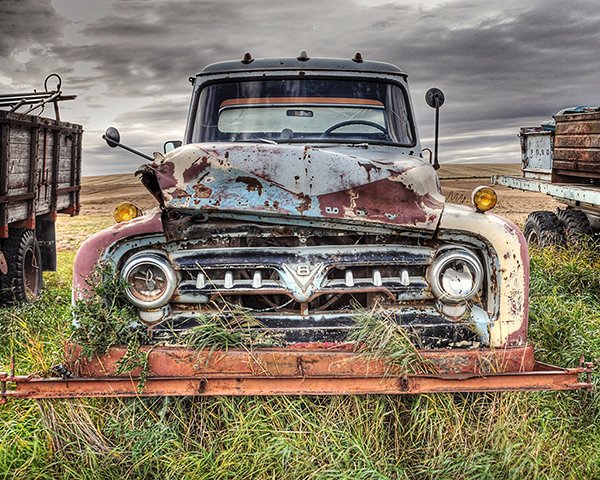 Rusted Mercury Truck