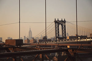 Manhattan Bridge In New York City